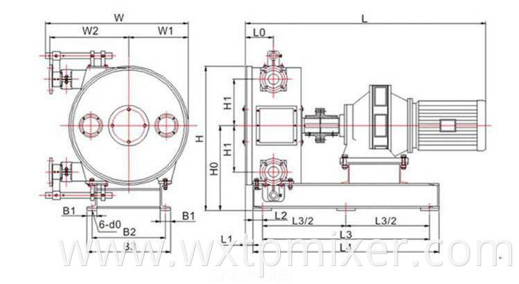 Horizontal Industrial Hose Pump3